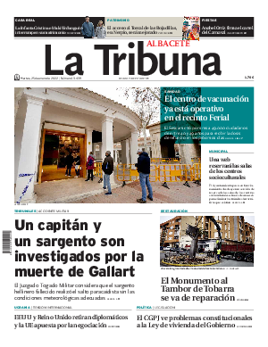 Portada La Tribuna de Albacete