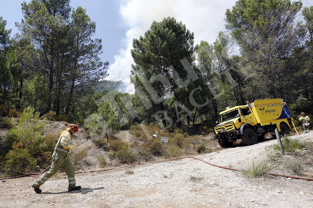 Indendio forestal en Yeste y Molinicos. / Rubén Serrallé y José Miguel Esparcia  / LATRIBUNADEALBACETE.ES