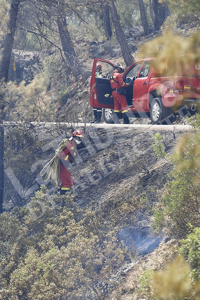 Indendio forestal en Yeste y Molinicos. / Rubén Serrallé y José Miguel Esparcia  / LATRIBUNADEALBACETE.ES