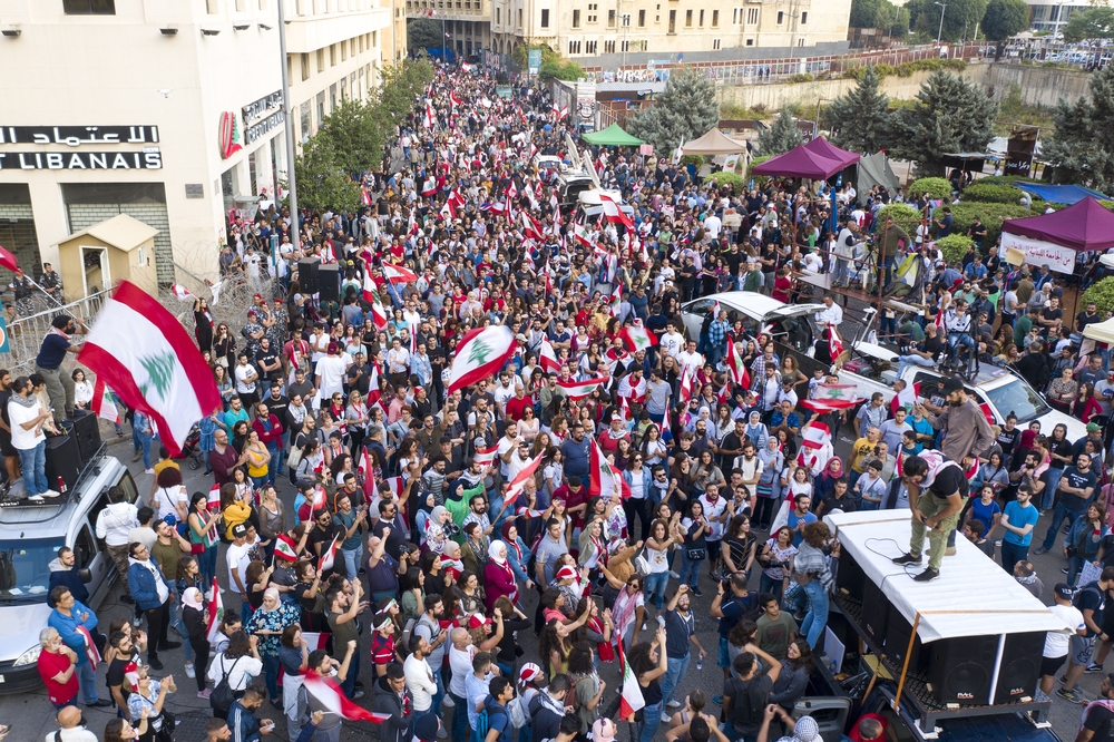 Protest in Lebanon  / WAEL HAMZEH