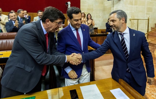 PP y Cs firman los Presupuestos andaluces con el voto de Vox