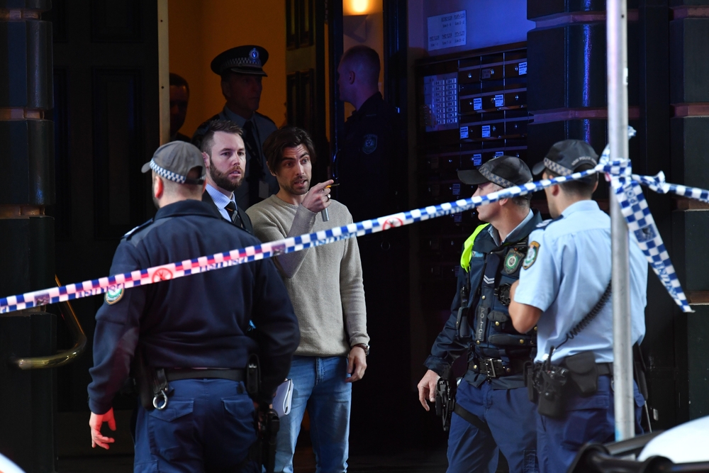 Knife attack in Sydney  / DEAN LEWINS