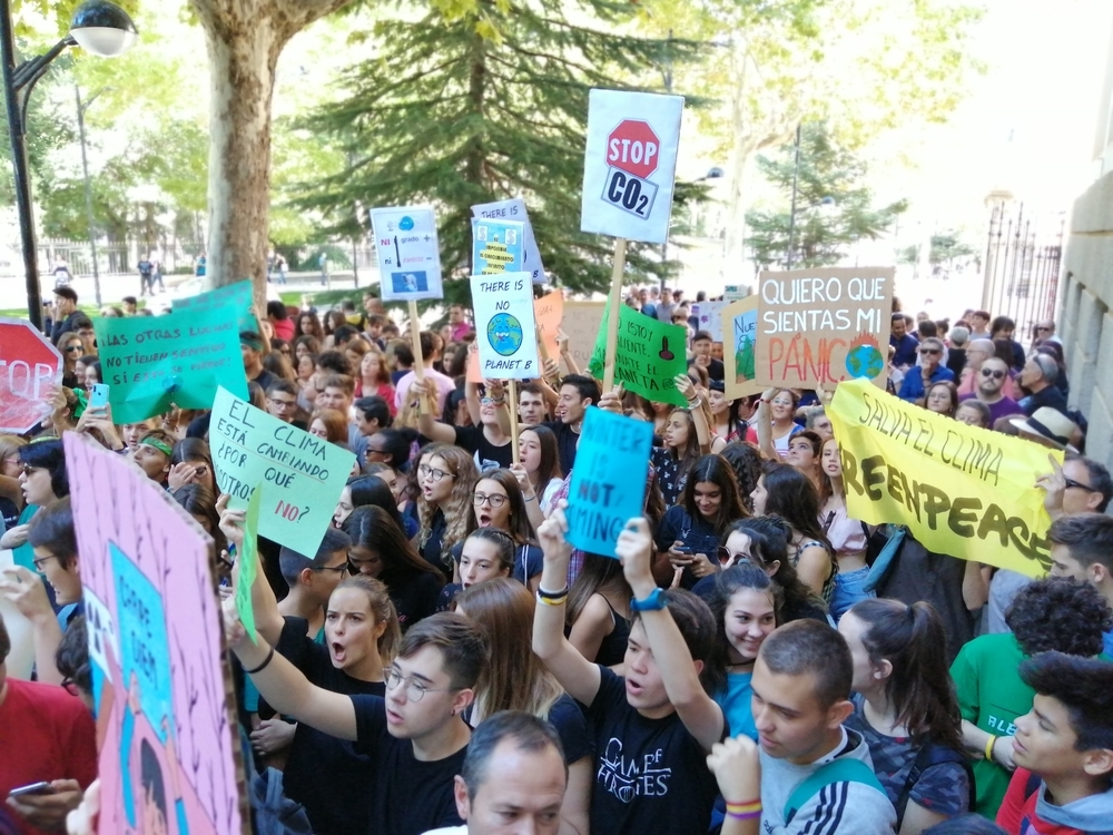 Los jóvenes responden a la llamada por la crisis climática