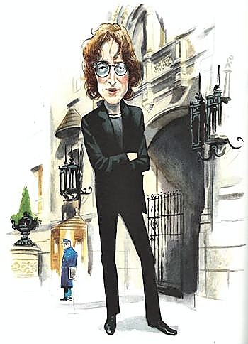 Lennon, ante el ‘Dakota’.