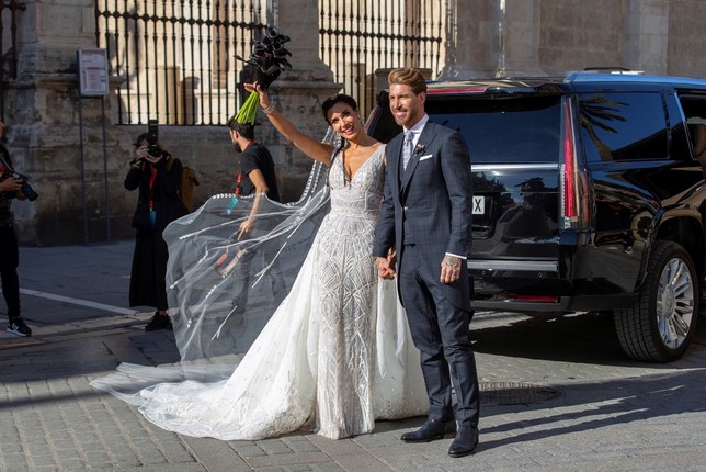 Sergio Ramos y Pilar Rubio se dan el sí quiero en Sevilla