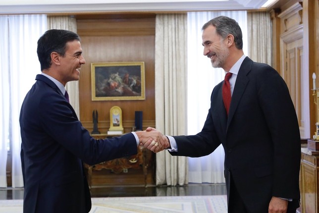 El Rey propone a Sánchez como candidato a Jefe del Ejecutivo
