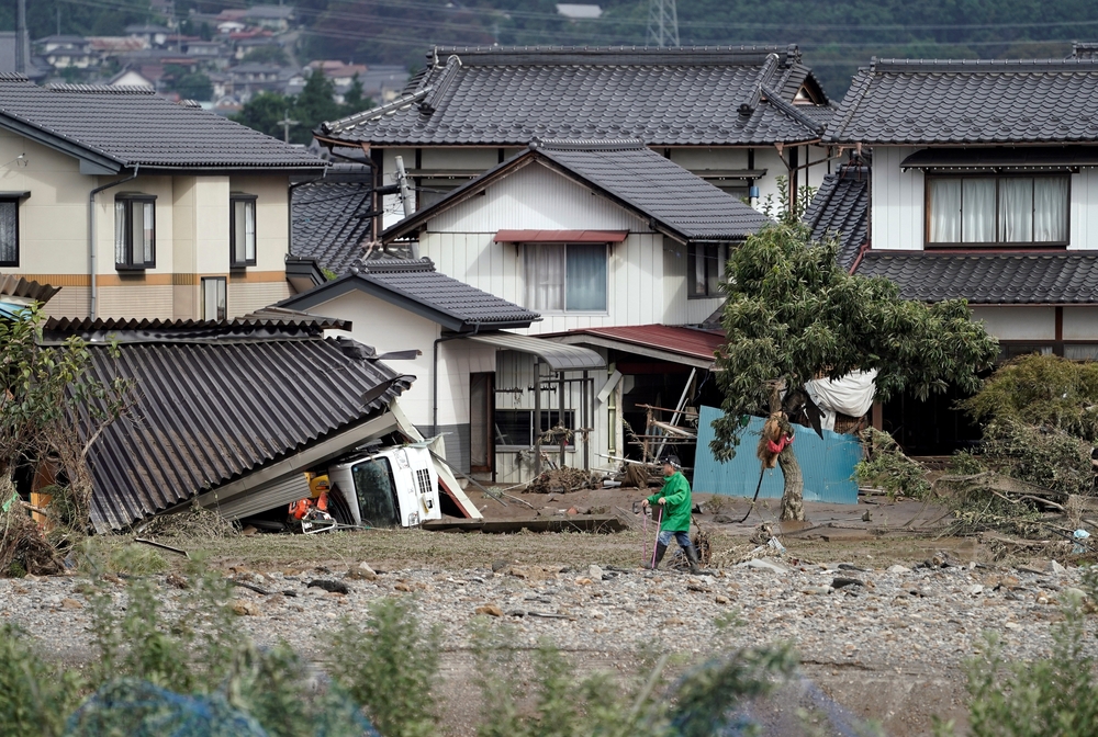 Aftermath of Typhoon Hagibis, in Japan  / KIMIMASA MAYAMA