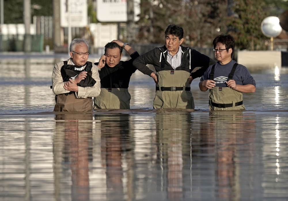 Powerful typhoon Hagibis hit Japan  / KIMIMASA MAYAMA