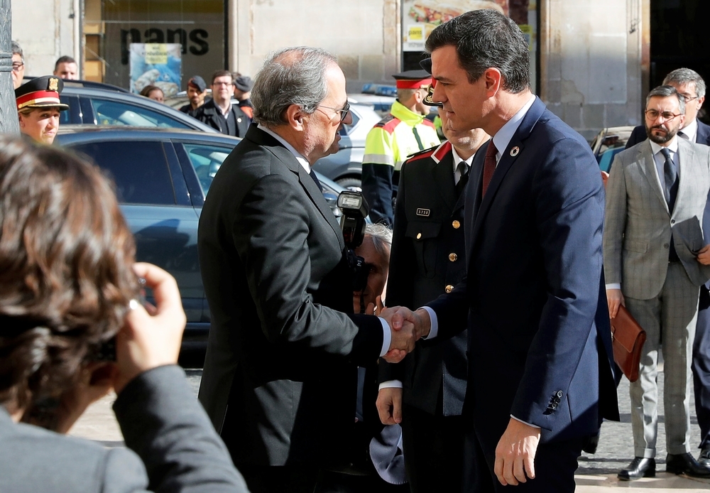 Sánchez pacta iniciar en febrero el diálogo, pero sin mediador