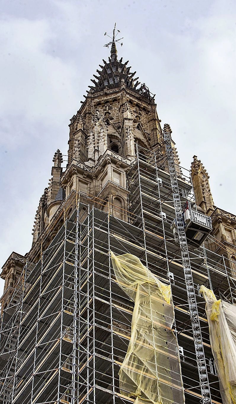 La restauración de la torre de la Catedral está ya terminada