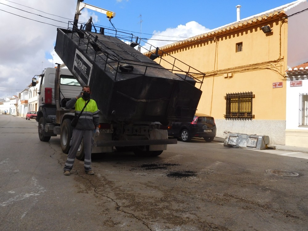 SPV critica el bacheo en las calles de Villarrobledo 