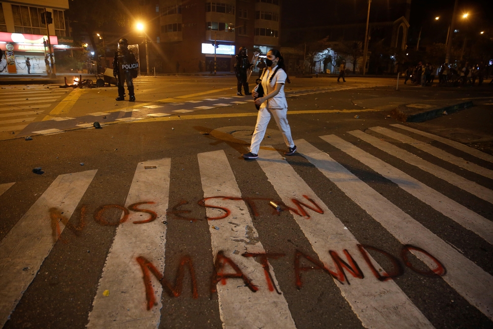 Segunda jornada de protestas contra la PolicÁ­a en Colombia  / ERNESTO GUZMÁN JR.