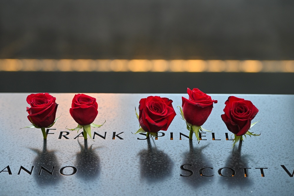 20th Anniversary of the September 11th terrorist attacks at Ground Zero  / ANTHONY BEHAR / POOL