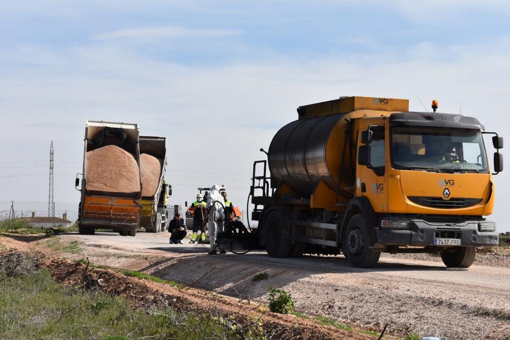 Las obras en los caminos de Villarrobledo en estado óptimo