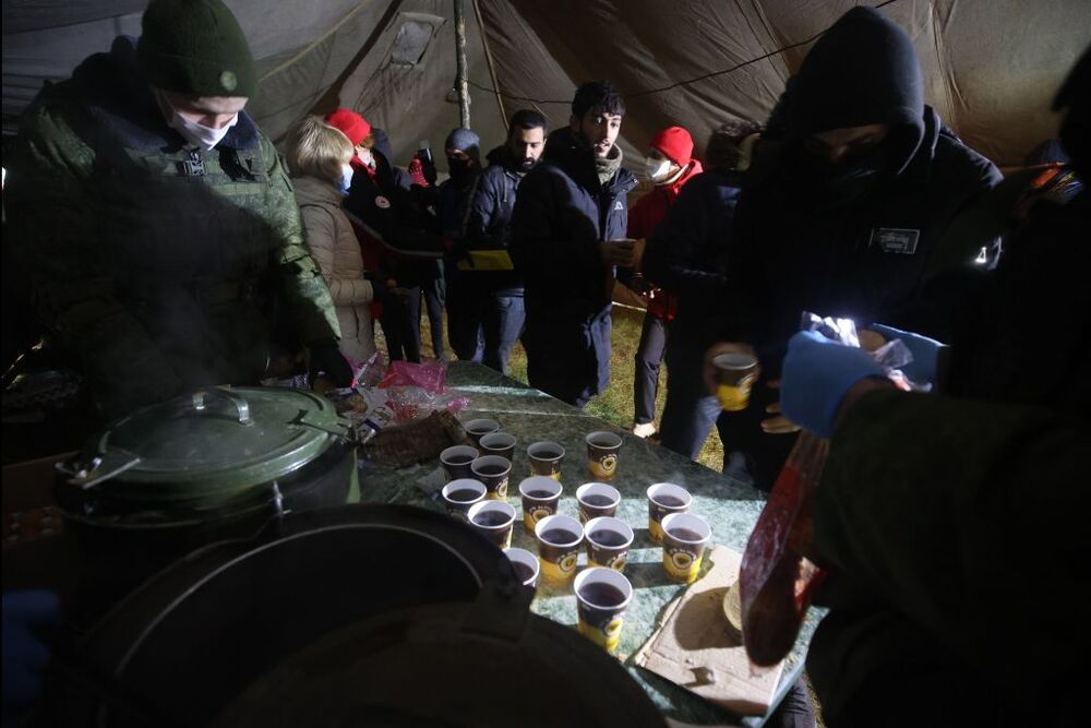 Belarusian-Polish border situation  / LEONID SCHEGLOV/BELTA HANDOUT