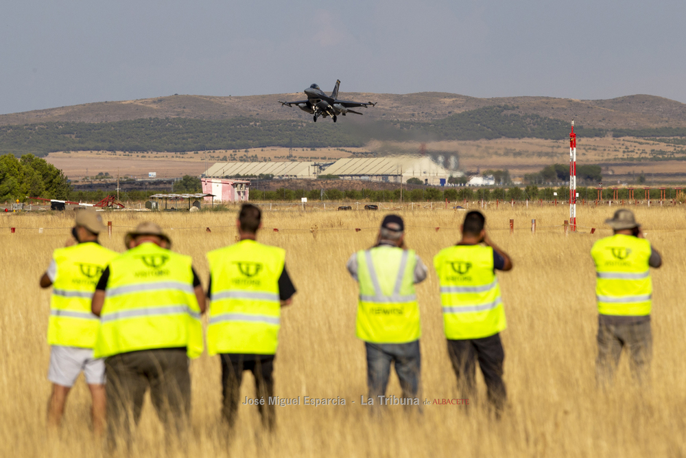 Media Day del TLP que se celebró en la Base Aérea de Los Llanos.  / JOSÉ MIGUEL ESPARCIA