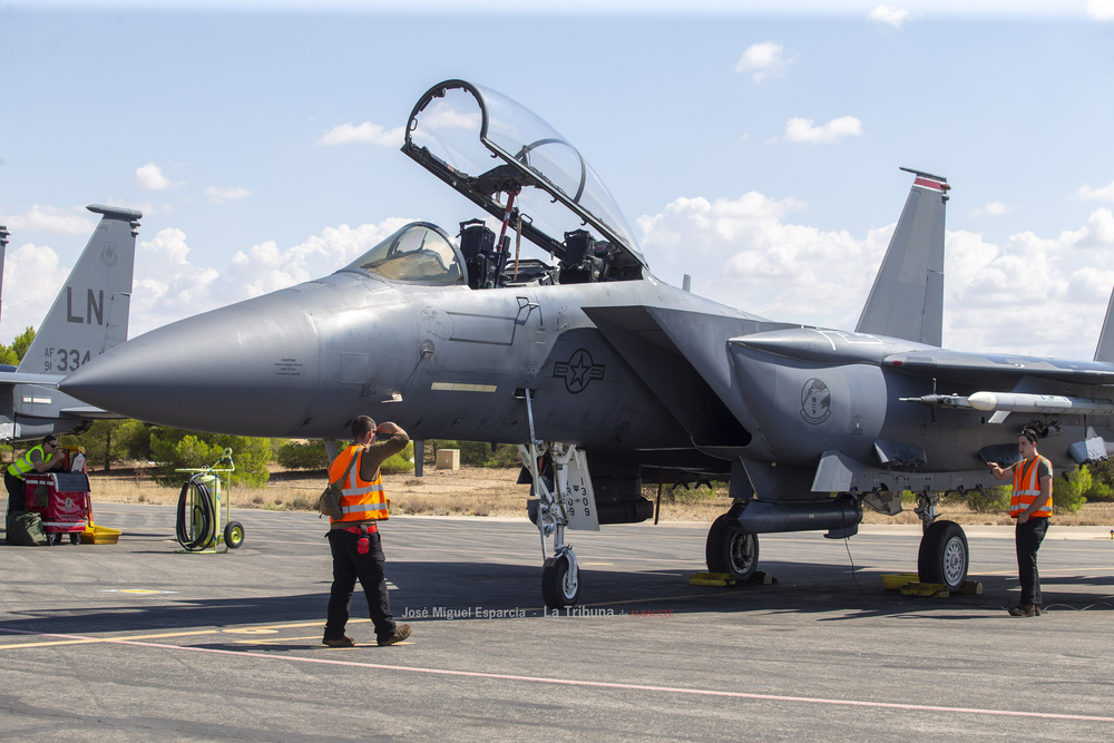 Media Day del TLP que se celebró en la Base Aérea de Los Llanos.  / JOSÉ MIGUEL ESPARCIA