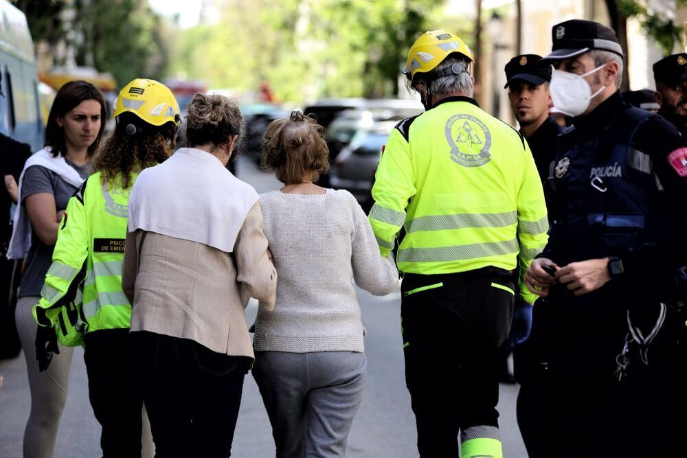 Al menos 18 heridos en una explosión en el barrio de Salamanca