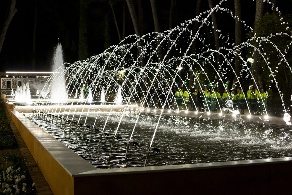 El Parque Abelardo Sánchez renueva la fuente del Generalife