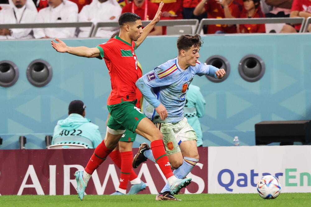 FIFA World Cup 2022 - Round of 16 Morocco vs Spain  / MOHAMED MESSARA