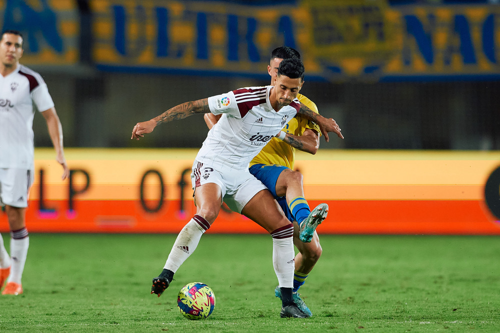 Un momento del partido disputado en el Estadio de Gran Canaria  / ADG MEDIA