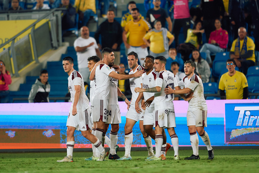 Un momento del partido disputado en el Estadio de Gran Canaria  / ADG MEDIA