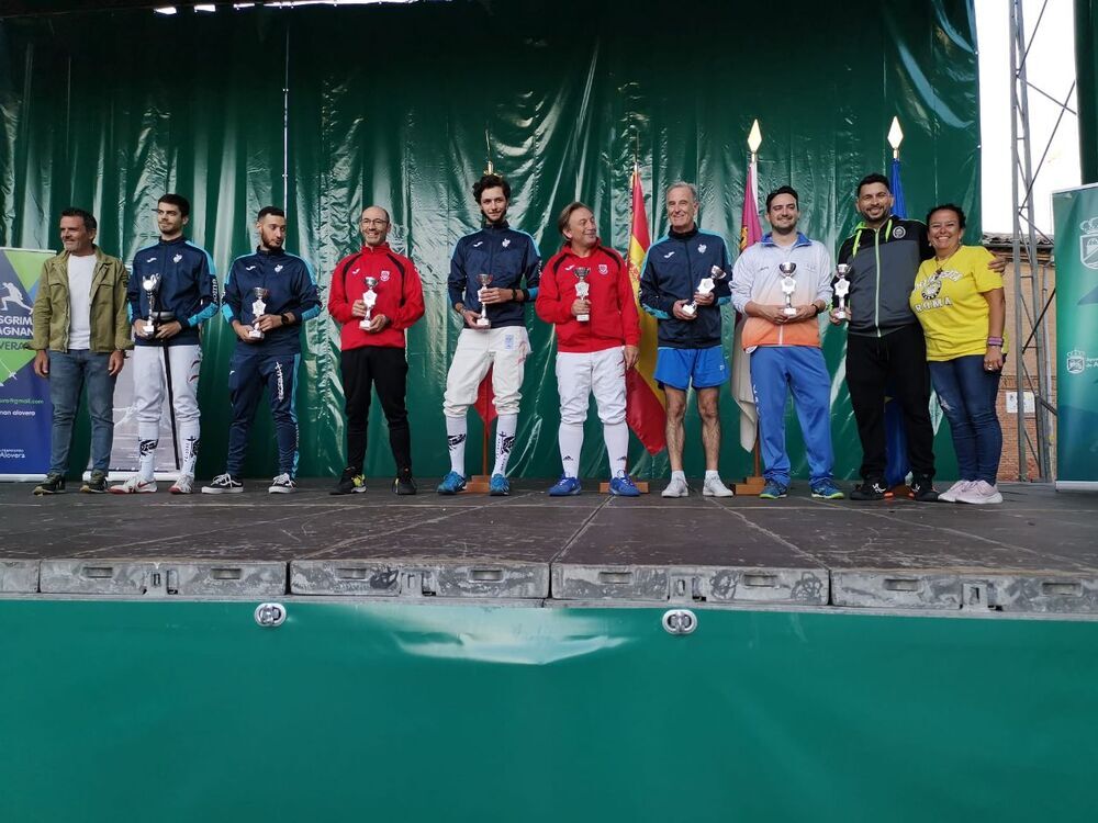 Tiradores participantes en categoría masculina.