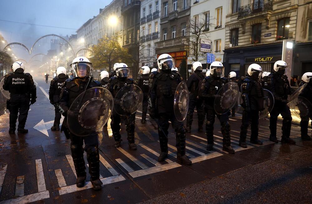Disturbios callejeros tras el partido entre Bélgica-Marruecos