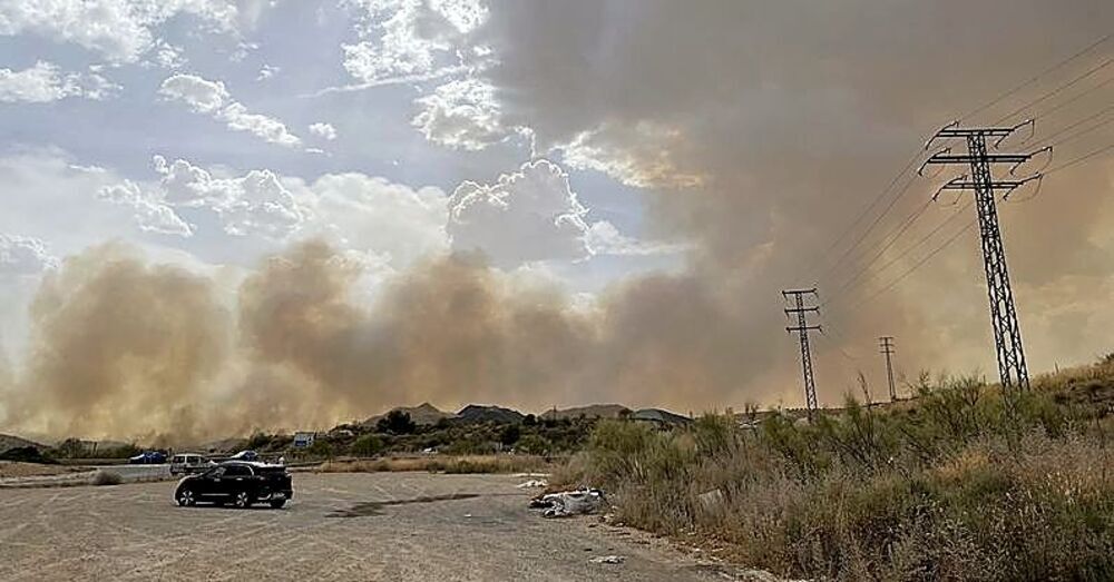 Un incendio cercano al parque Puy Du Fou de Toledo arrasó 900 hectáreas