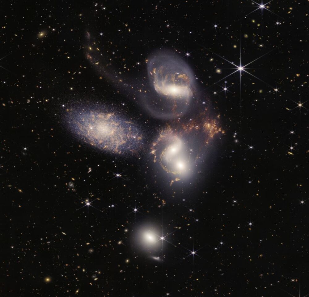 NASA'Äôs James Webb Space Telescope First Images - Interacting Galaxies  / NASA, ESA, CSA, AND STSCI HANDOU