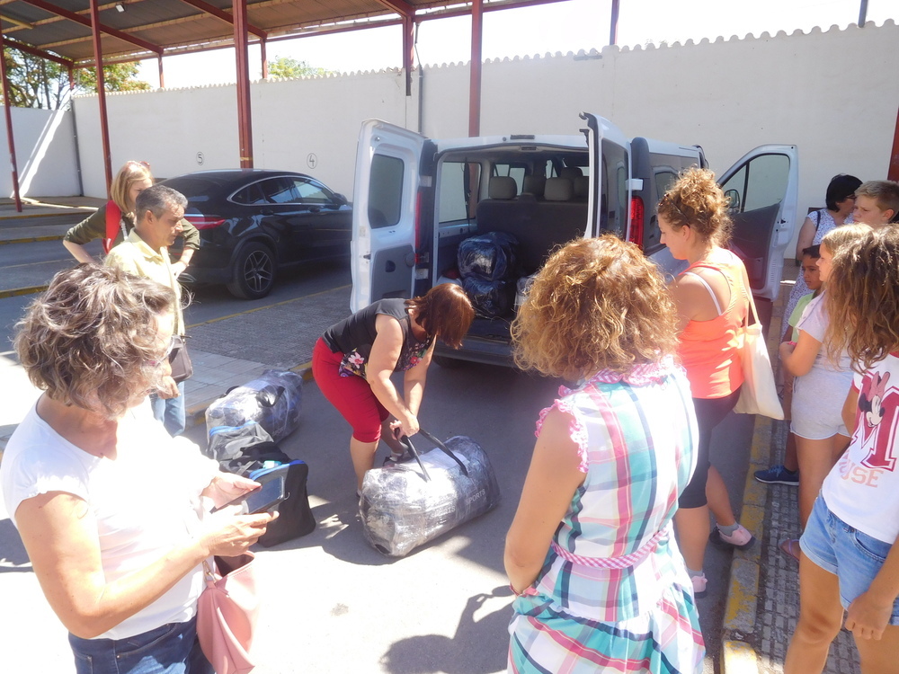 Despedida a los aventureros saharauis en Villarrobledo