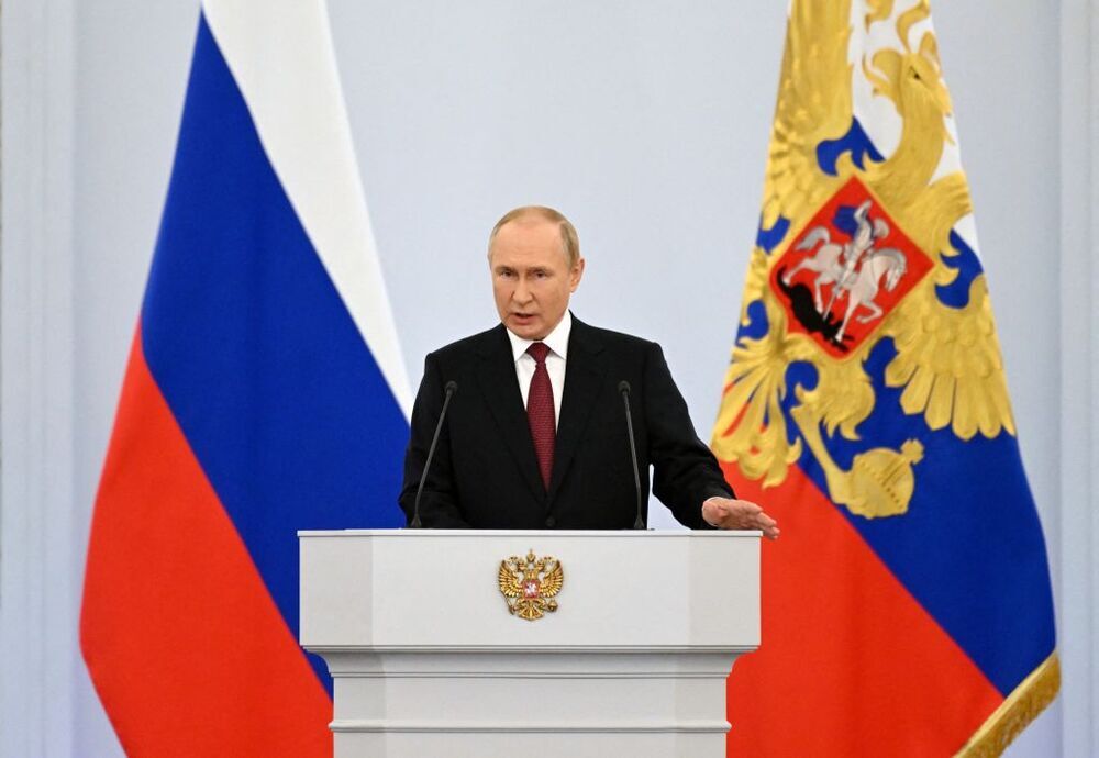 Putin proclama la anexión de cuatro regiones ocupadas en Ucrania
