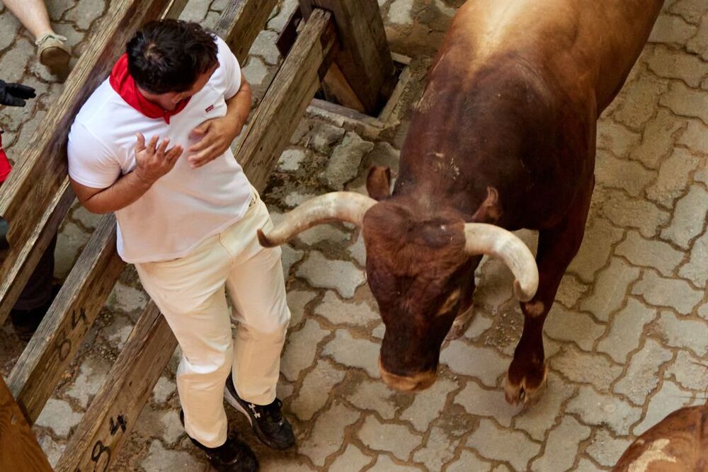 Octavo y último encierro de las fiestas de San Fermín  / J.P. URDIROZ