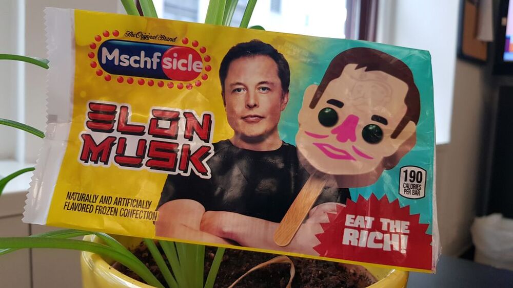 Helados revolucionarios para comerse a Elon Musk y a los más ricos del mundo  / JORGE FUENTELSAZ