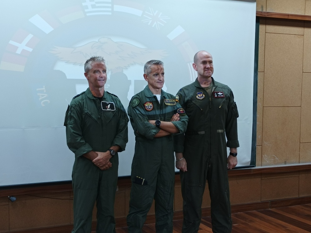 Milintong, Martinez And O'Brien After Offering A Press Conference At Los Lanos Air Base.
