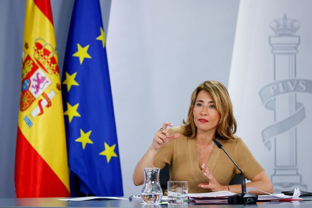 La ministra de Transportes, Movilidad y Agenda Urbana, Raquel Sánchez