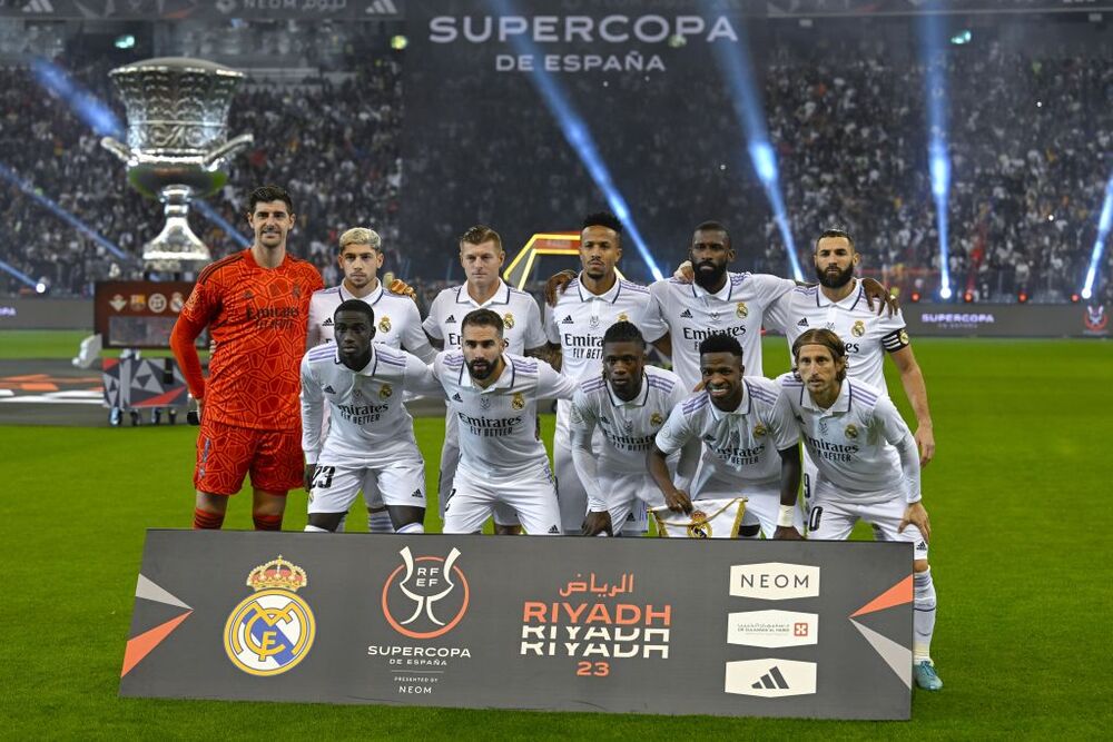 Spanish Super Cup final - Real Madrid vs Barcelona  / STR