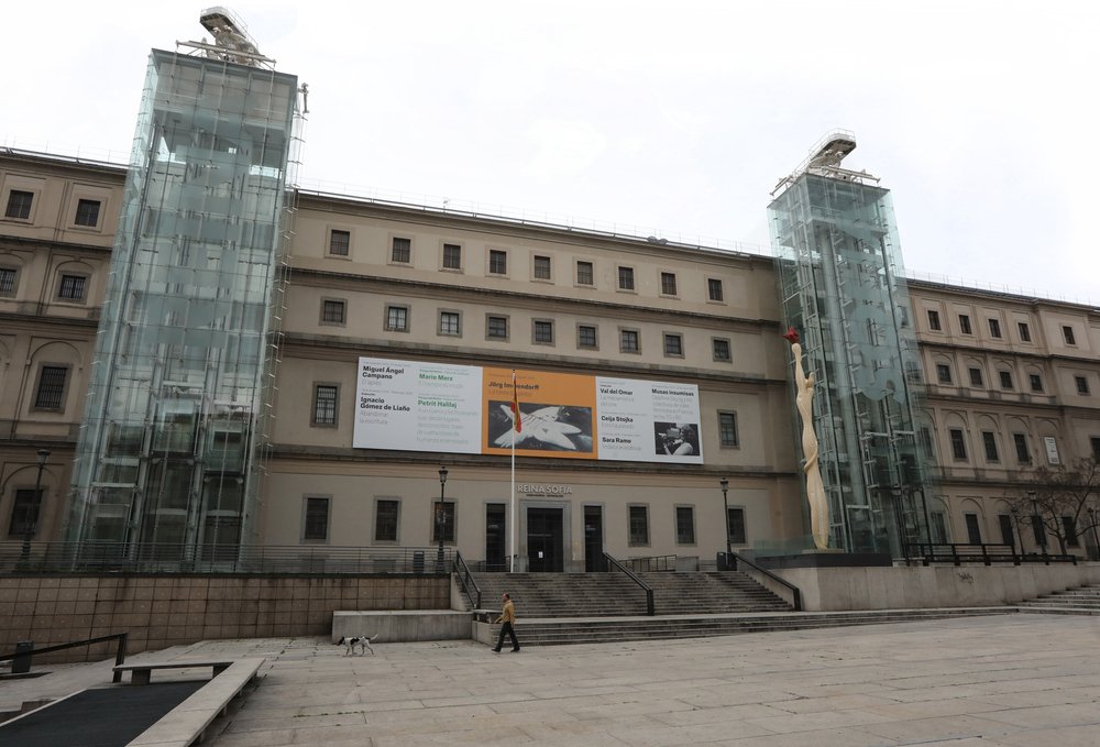 Fachada del museo Reina Sofía que se ubica en el conocido como ‘triángulo del arte’, por la proximidad al Prado y al Thyssen.
