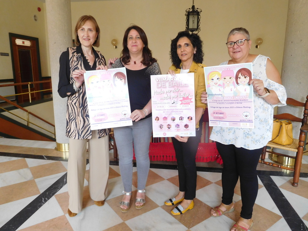 Chicas 10 de Villarrobledo celebra el mes 'rosa'