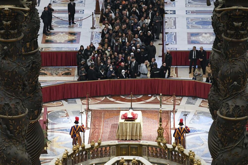 Pope Emeritus Benedict XVI's body to lie in state in St. Peter's Basilica for public viewing  / VATICAN MEDIA