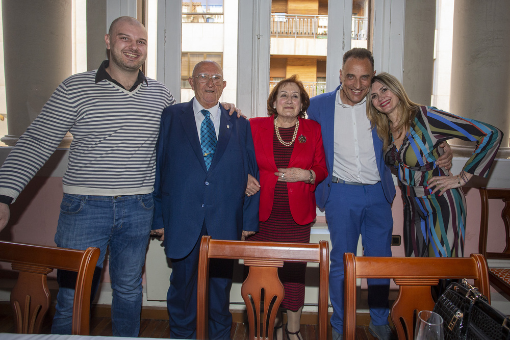 Un momento del homenaje a Vicente Sáez González