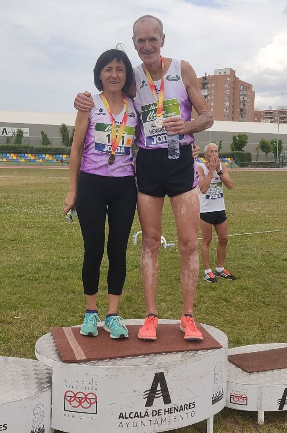 Manuela González y Francisco Ramírez lograron la plata en categoría master.