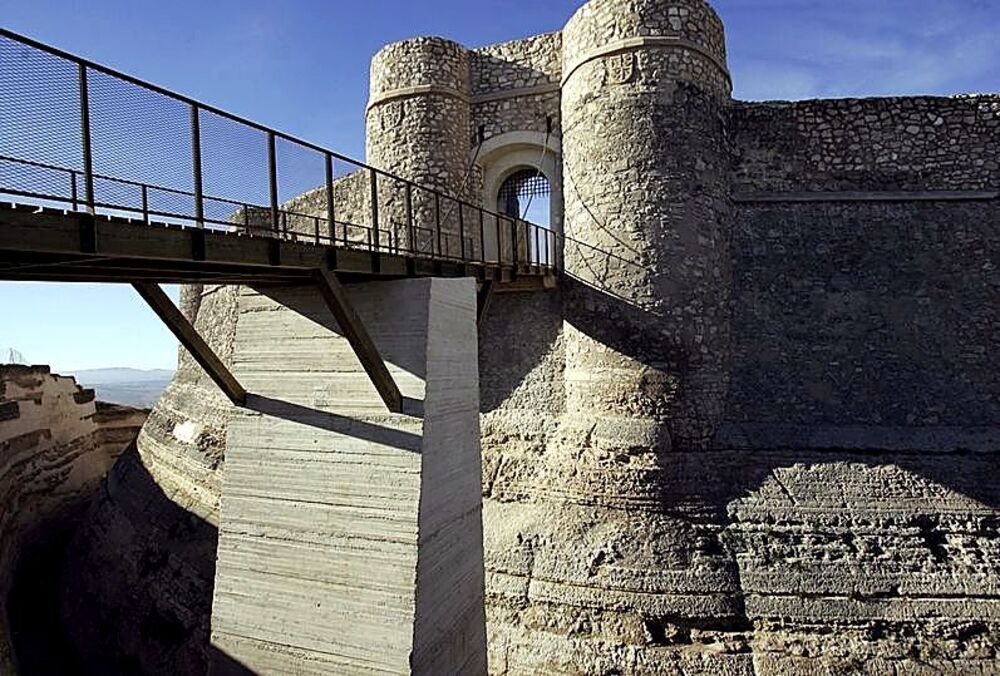 En el interior del castillo de Chinchilla se construyó un penal en el siglo XIX
