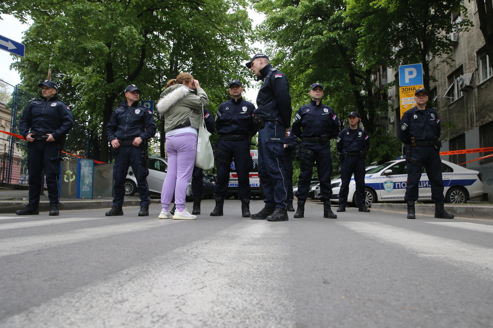 Gunman opens fire at Belgrade elementary school  / ANDREJ CUKIC