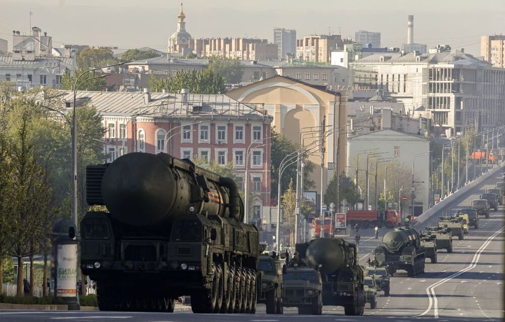 Victory Day parade in Moscow  / SERGEI ILNITSKY