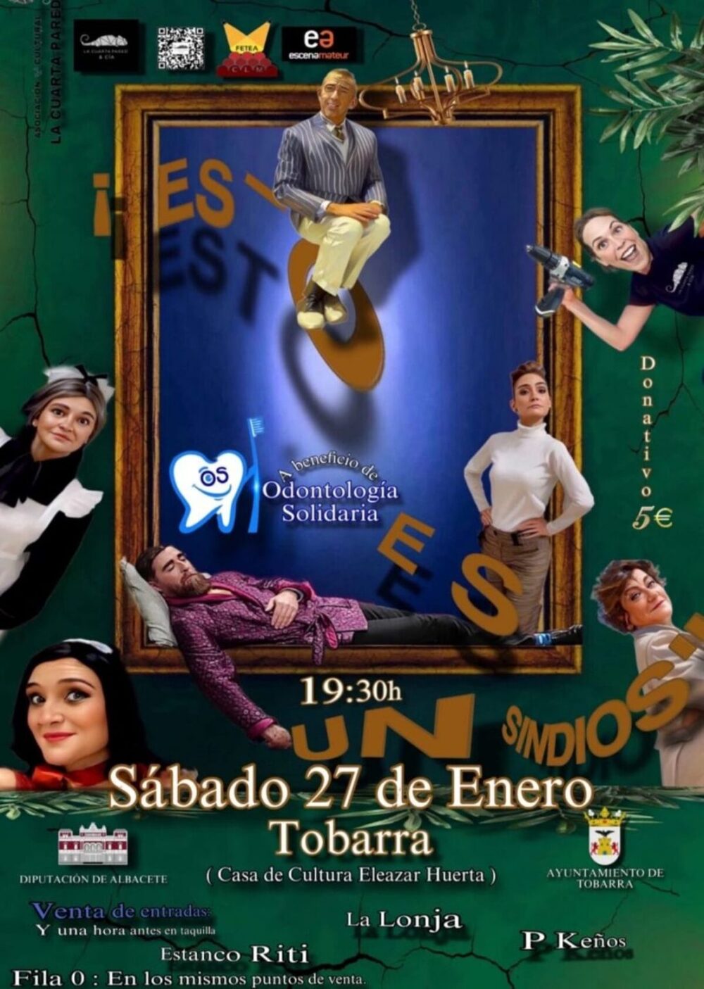 Teatro solidario para la Asamblea de la AECC Villarrobledo  