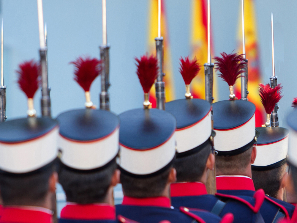 La Guardia Real escolta a la Sagrada Flagelación  