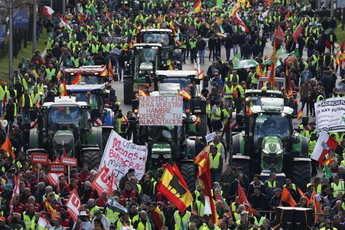 Marcha de agricultores en Madrid  / La Tribuna de Albacete