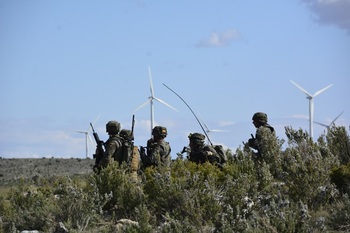 Militares de Baleares se entrenan en el Cenad de Chinchilla