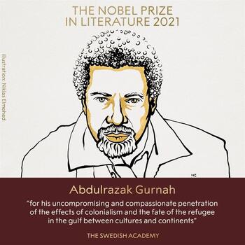 El tanzano Abdulrazak Gurnah, Premio Nobel de Literatura
